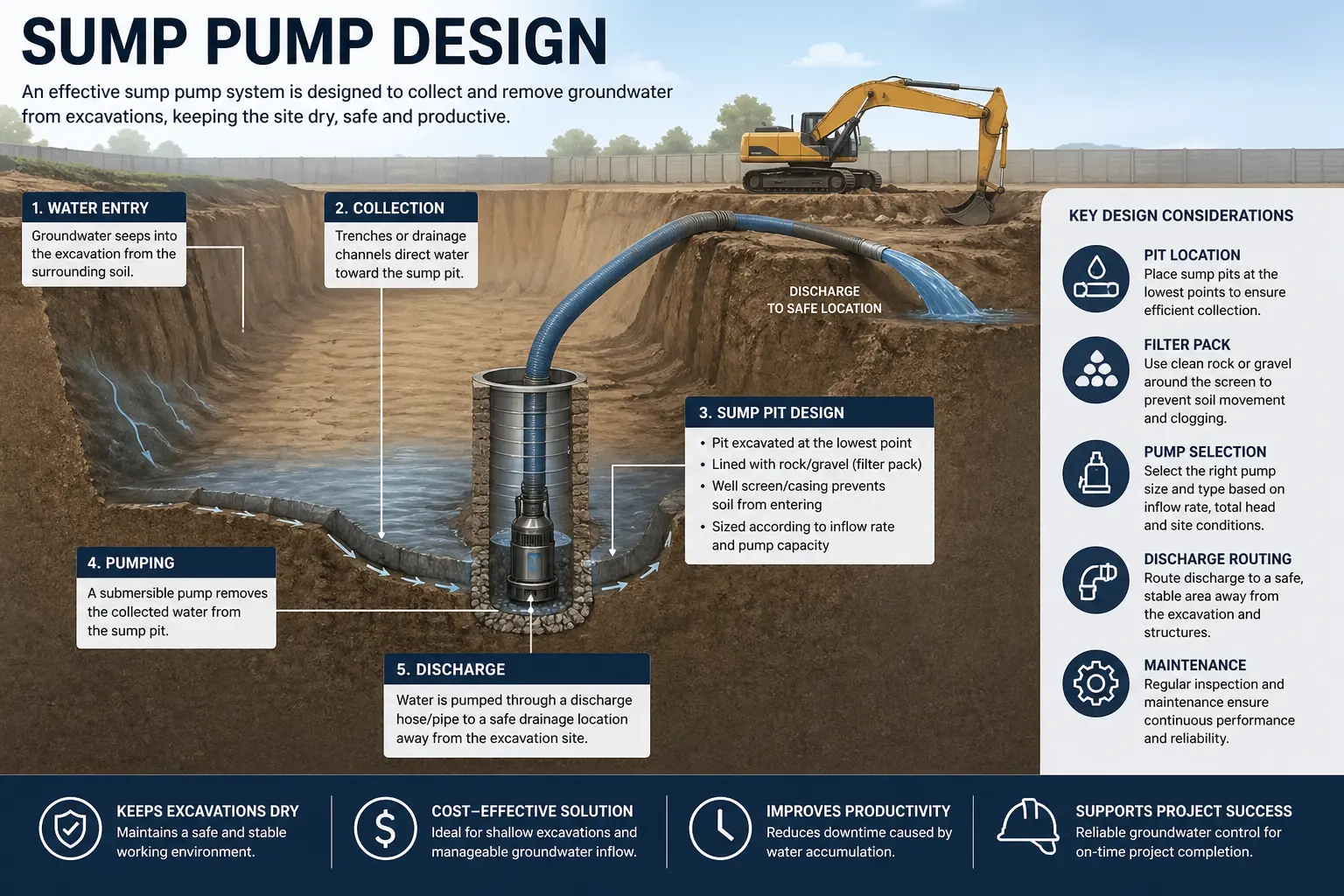 Sump Pump Design explained
