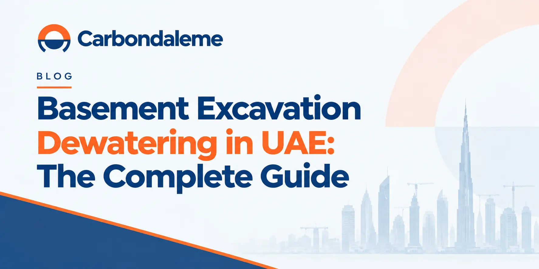 Basement Excavation Dewatering