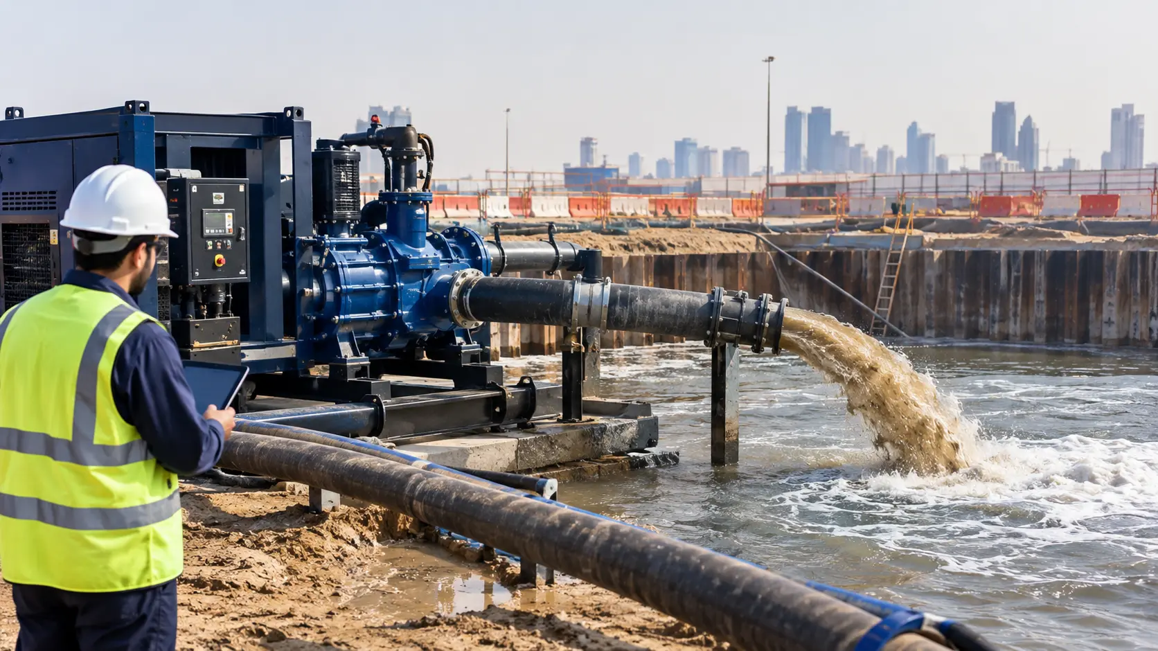 Sewage overpumping